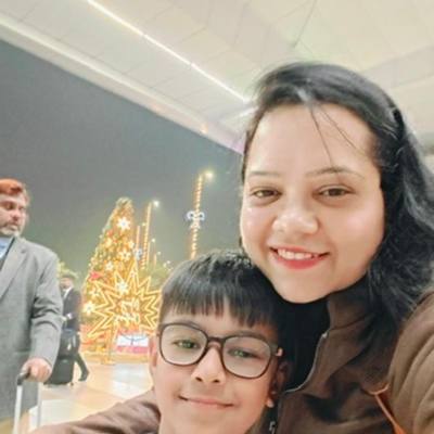 Yansh with his mother Himani